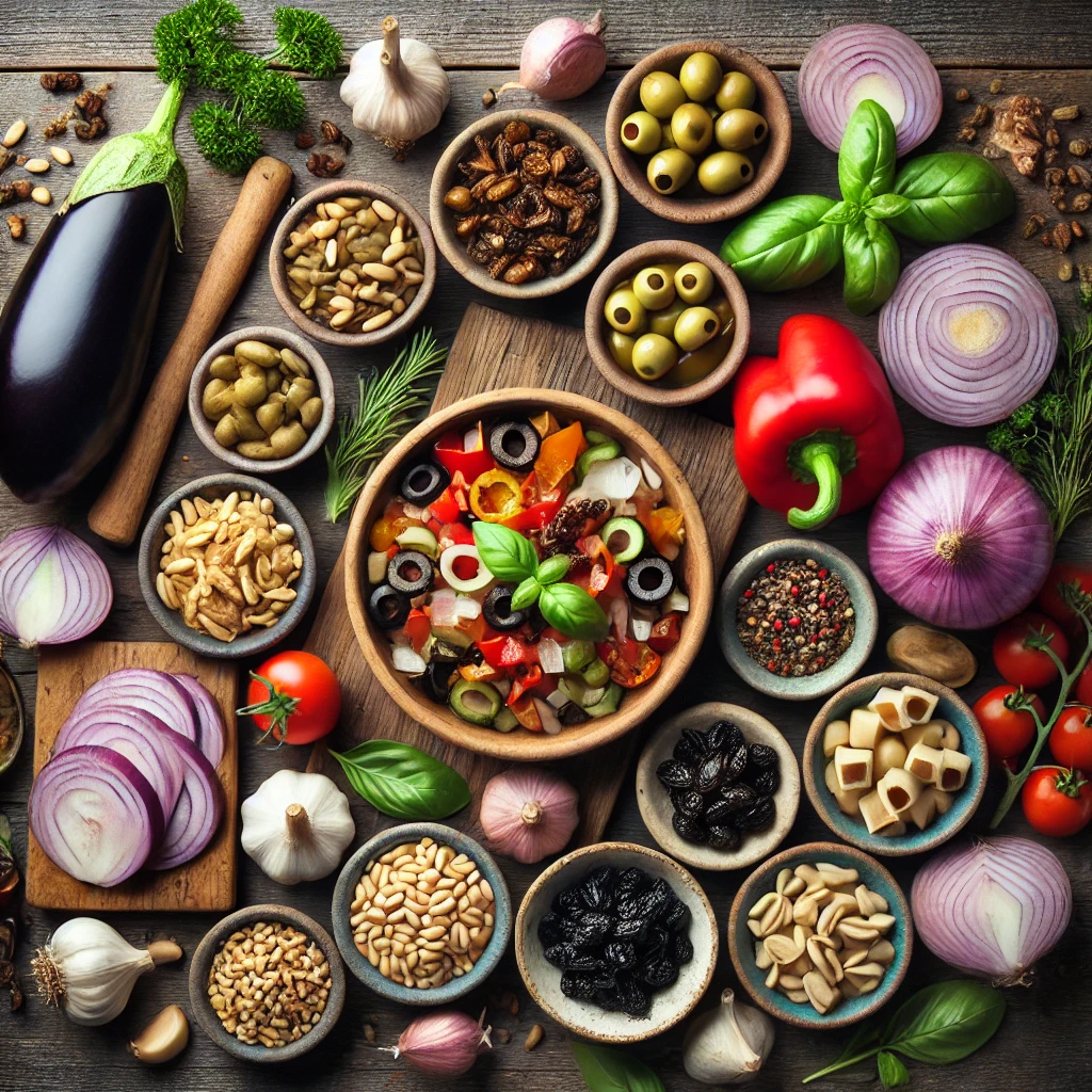 Authentic Sicilian Caponata Pasta